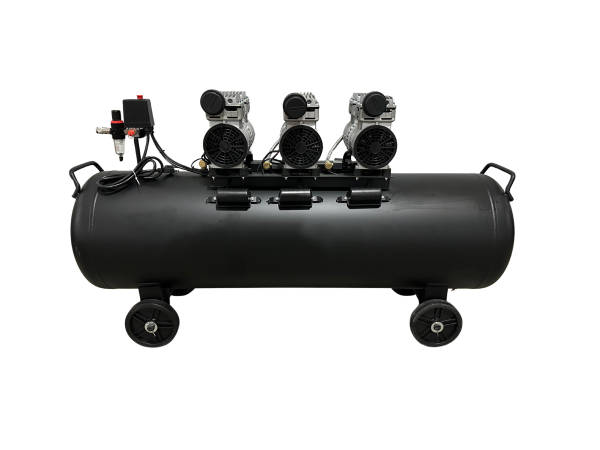COMPRESOR DE AIRE HORIZONTAL LIBRE DE ACEITE OW3 TANQUE 200L 3HP - Imagen 4